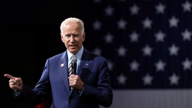 Joe Biden denies sexually assaulting staff assistant