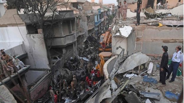 All I could see was fire Says Pakistan Plane Survivor