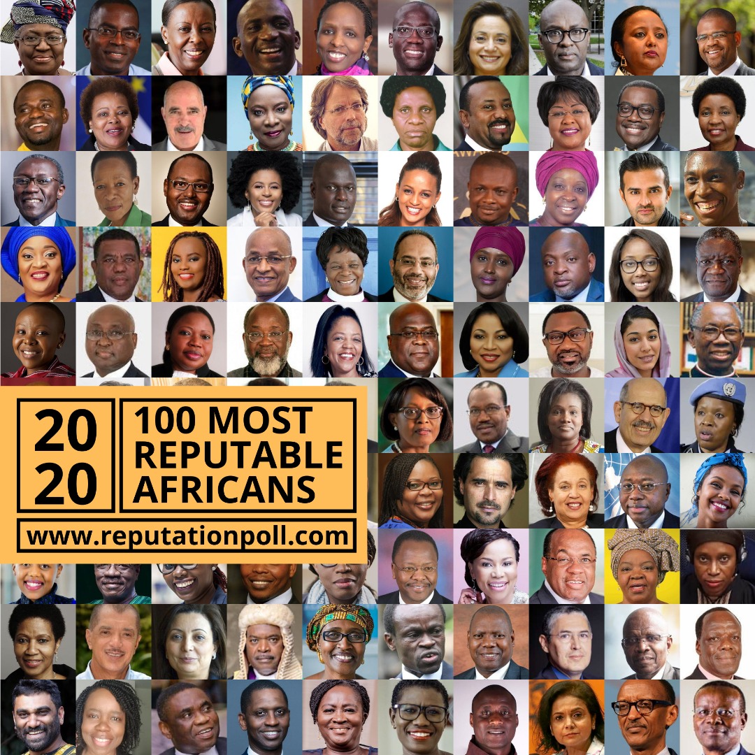 2020 List of 100 Most Reputable Africans