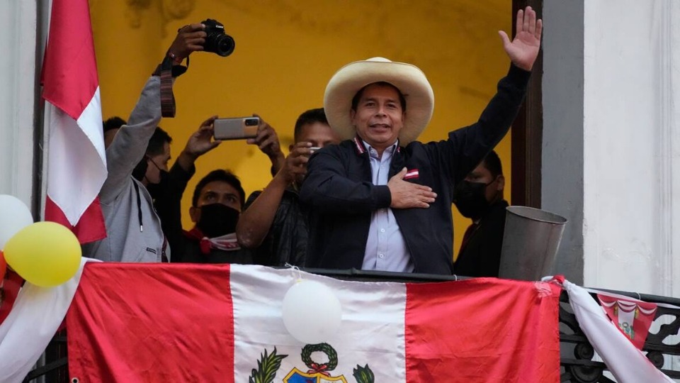 Socialist presidential candidate Pedro Castillo wins in Peru