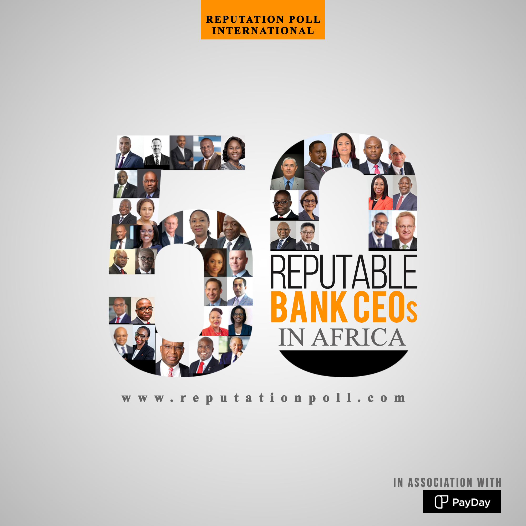 50 Most Reputable Bank CEOs in Africa.