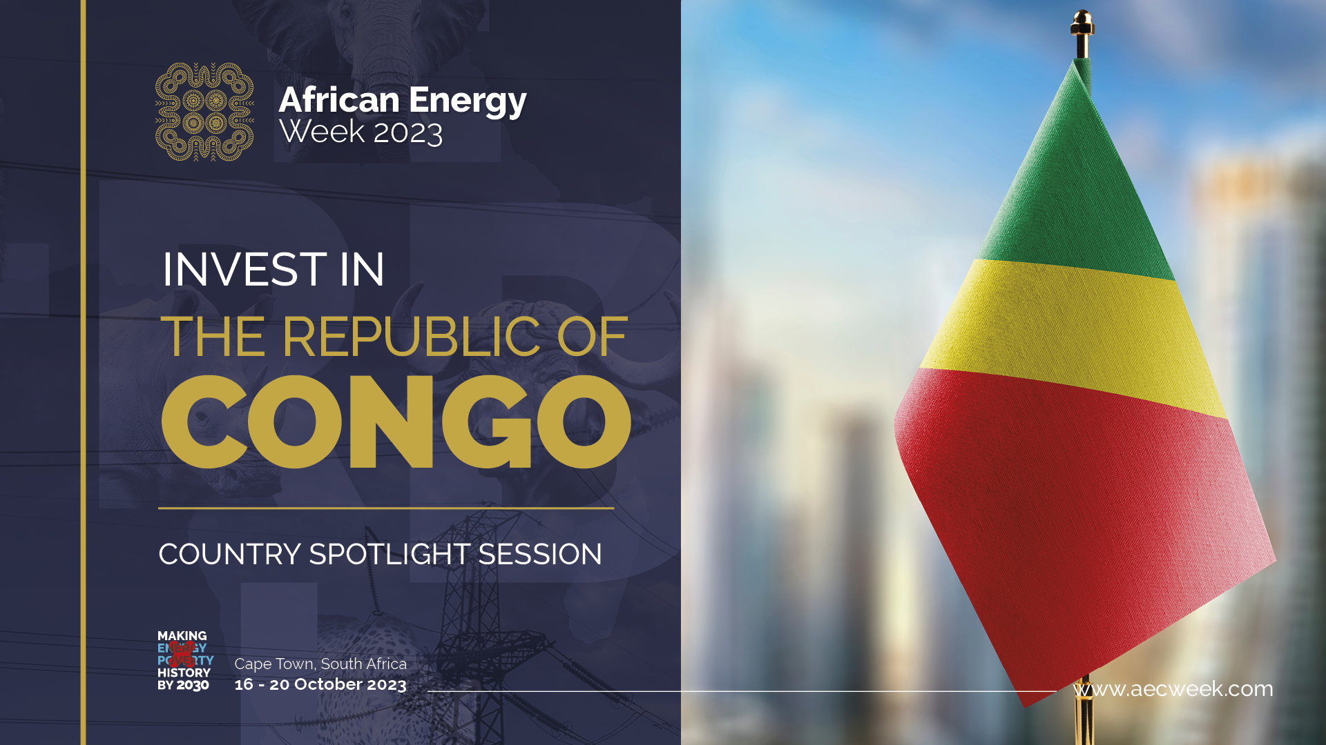 Africa: Invest in the Republic of Congo Energies at African Energy Week (AEW) 2023 to Showcase Oil, Gas and Renewable Opportunities.