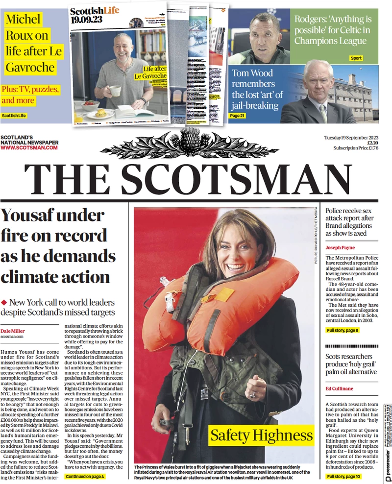 Front Pages || Tuesday September 19, 2023